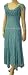 Vonda D Hanky Hem Dress in Turquoise