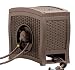 Suncast RSW125D Mocha Wicker 125-Foot Capacity Touch and Go Hose Reel