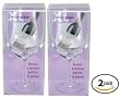 Pair of Extra-large XL Wine Glasses (2) - Each Holds a Full Bottle of Wine