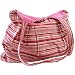Cotton Pink Stripe Purse (India)