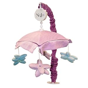 NoJo Plum Dandy Musical Mobile, Plum/Prpl