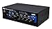 Home Audio Power Amplifier System - 2X120W Mini Dual Channel Mixer Surround Sound Stereo Receiver Box w/ RCA, AUX, Mic Input - For Amplified Speakers, PA, CD Player, Theater - Pyle PTA4