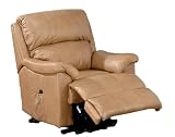 King Kong USA Power Lift Out Leather Recliner, Camel