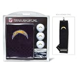 San Diego Chargers Golf Towel with Golf Balls Gift Set