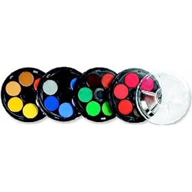 Koh-I-Noor Stackable 4 Tier Set Of 24 Watercolour Paints School Watercolours  22,5 mm