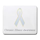 Chronic Illness Awareness Ribbon Mouse Pad