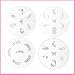 Konad Stamping Nail Art 4x Image Plate M-56+m41+m25+m36 for stamping nail art