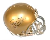 Joe Theismann Autographed/Hand Signed Notre Dame Full Size Authentic Proline Helmet with Go Irish In