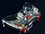 XCM XBOX 360 Wireless Controller Shell with 2 LED analog sticks and new improved D-pad Chrome/Red