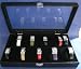 WATCH CASE GLASS TOP DISPLAY HOLDS 18 WATCHES