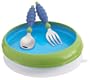 Gerber Graduates Single Pack Lil' Trainer BPA Free Tableware Set, 3 Piece Set, Colors May Vary