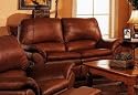 Bayview Motion Leather Match Loveseat