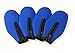 Coolies for Bottles - 4mm Thick Supercoolies™ - Premium Set of 4 Blue Beer Bottle Coolies - Extra Thick Neoprene with Stitched Fabric Edges