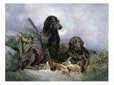 After the Shoot, 1895 Art Giclee Poster Print by William Woodhouse, 24x18
