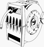 LEGACY MFG. CO. #L8344 60x5/8 GDN Hose Reel