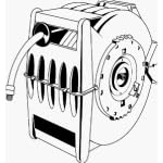 LEGACY MFG. CO. #L8344 60x5 8 GDN Hose Reel by Legacy