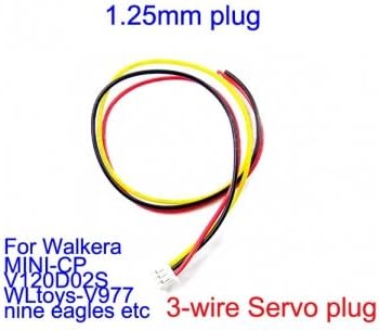 5 x 1.25mm Pitch 3-wire Steering Plug For Walkera WL-V977 Nine Eagles