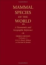 Mammal Species of the World : A Taxonomic and Geographic Reference, 2-volume set