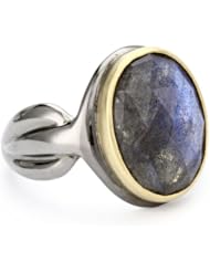 Alberian & Aulde "Morning Star" Labradorite Large Venus Ring