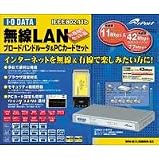 I-O DATA 無線LANアクセスポイント付ルータ(CardBusPCカードセット)