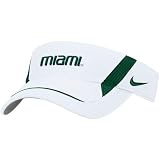 Nike Miami Hurricanes White 2008 Sideline Visor