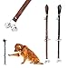 Mighty Paw Dog Doorbells - Soft Leather with Durable Jingle Bells - Ideal for Potty Training - for Pets to Ring to Go Outside - Dog Potty and Puppy Potty Training - (Black)