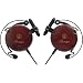 Audio-Technica ATH-EW9 Lightweight Cherry Wood Clip-on Headphones