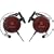 Audio-Technica ATH-EW9 Lightweight Cherry Wood Clip-on Headphones