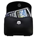 Horizontal Leather Case with Belt Clip/Loop for the Blackberry 8700f