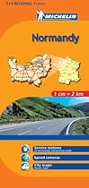 Michelin Map Normandy, France (Michelin Maps)
