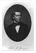 Historic Print (L): [John Bartholomew Gough, 1817-1886, bust portrait, facing right. ...