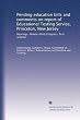Pending education bills and comments on report of Educational Testing Service, Princeton, New Jersey: Hearings, Ninety-third Congress, first session