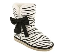 ANIMAL BOW LOW SHEARLING BOOT