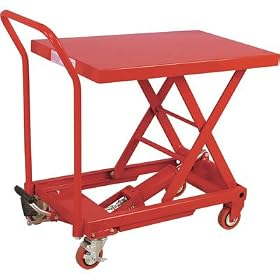 Northern Industrial Hydraulic Table Cart - 660Lb. Capacity