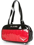 Lux de Ville SIN CITY MOTOR TOTE- Red Sparkle and Black
