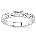 14k White Gold or Yellow Gold Channel-Set Diamond Band (H/I1, 1/4 ct. tw.)