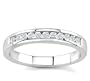 10k White Gold or Yellow Gold Channel-Set Diamond Band (H/I2-I3, 1/4 ct. tw.)