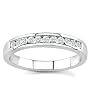 10k White Gold or Yellow Gold Channel-Set Diamond Band (H/I2-I3, 1/4 ct. tw.)