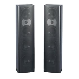 Front Channel Speakers - Gloss Black Finish (Pair) 