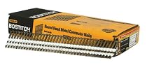 Bostitch RH-MC14815GAL-S Thickcoat Round Head 1-1/2-Inch by .148-Inch by 21 Degree Plastic Collated Metal Connector Nail (1,000 per Box)