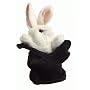 Folkmanis Rabbit in Hat Puppet