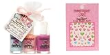 Piggy Paint 3 Nail Polish Set with BONUS Nail Stickers