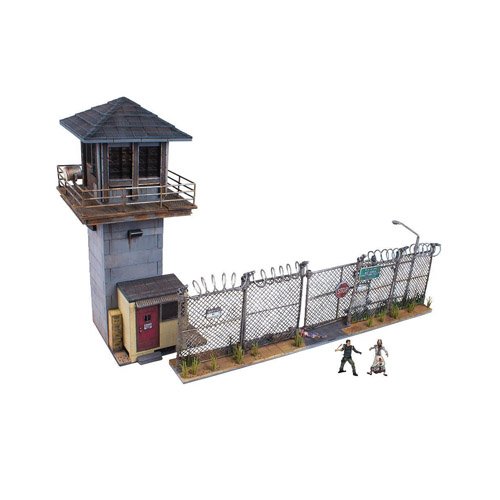 McFarlane Toys Building Sets -The Walking Dead TV Prison Tower & Gate Building Set