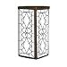 Mr. Light Stained Glass Design Solar Projection Lantern with Bronze Plated Finish