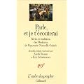 Parle, et je t'�couterai
