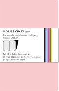 Moleskine Volant Notebook Ruled, Pink Pocket: Set of 2