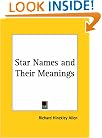 Star Names and Their Meanings