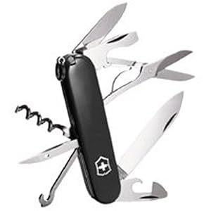 Victorinox Swiss Army Climber Pocket Knife (Black)