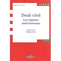 Droit civil : Les R�gimes matrimoniaux, 3e �dition