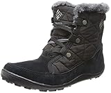 Columbia Women's Minx Shorty Omni-Heat Winter Boot,Black/Shale,8.5 M US